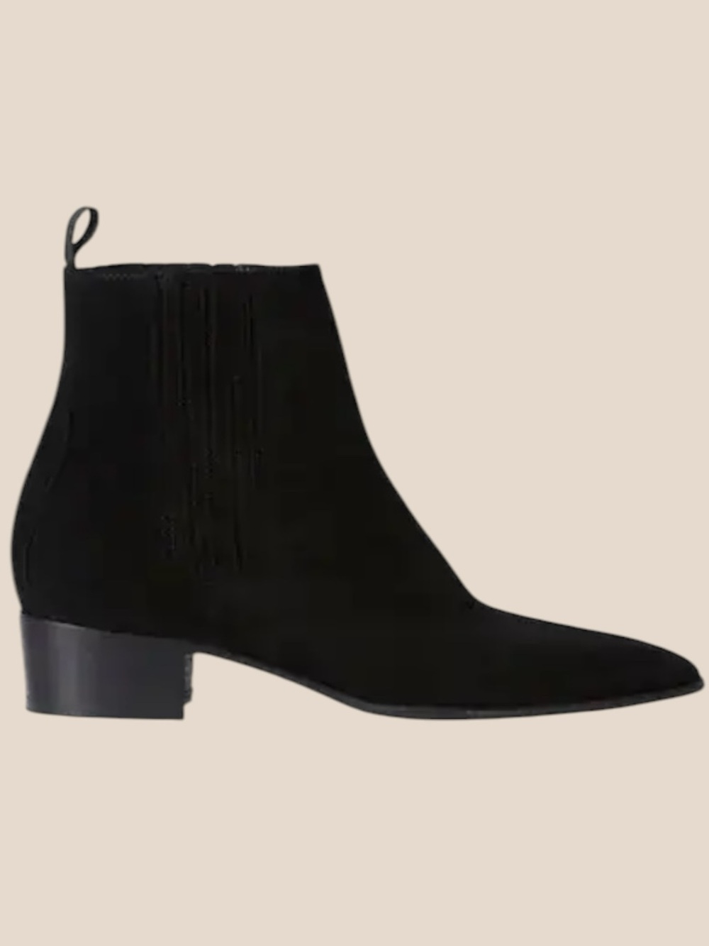 The Kooples Black Suede Chelsea Boots | Women’s EU 43 / US 12 | NIB + Dust Bag